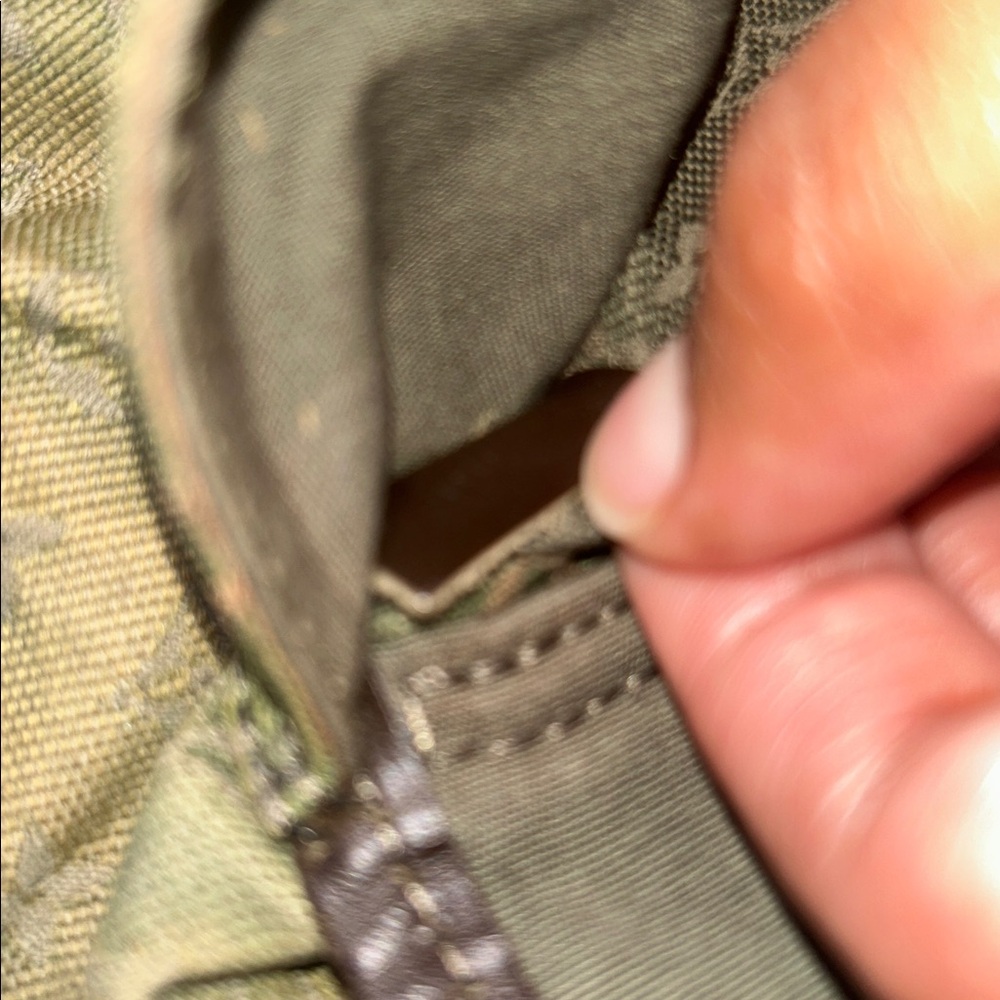 Louis Vuitton Croisette Marina PM Khaki Mini Lin Canvas Satchel - Picture 14 of 16